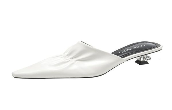 women039s 2020 new fashion pointed toe low heel pleated slip on sandals mules elegant crystal heels office party shoes whi3319379, Black
women039s 2020 new fashion pointed toe low heel pleated slip on sandals mules elegant crystal heels office party shoes whi3319379, Black