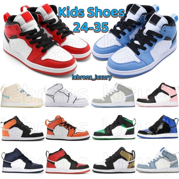 chicago kids shoes jumpman 1 1s high og basketball children wolf grey university blue shadow sanded purple digital pink bred toe youth sneak, Black
chicago kids shoes jumpman 1 1s high og basketball children wolf grey university blue shadow sanded purple digital pink bred toe youth sneak, Black
