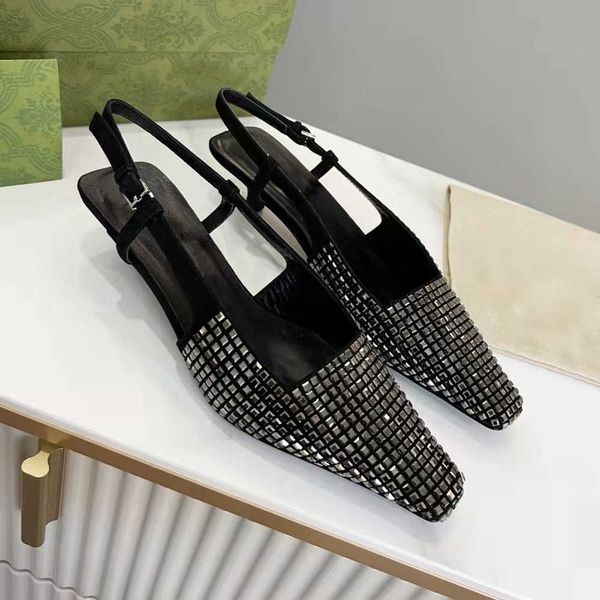 quality 2022 spring/summer small square head diamond high heel sandals for women with straight button cat heel shallow mouth single shoes 23, Black
quality 2022 spring/summer small square head diamond high heel sandals for women with straight button cat heel shallow mouth single shoes 23, Black