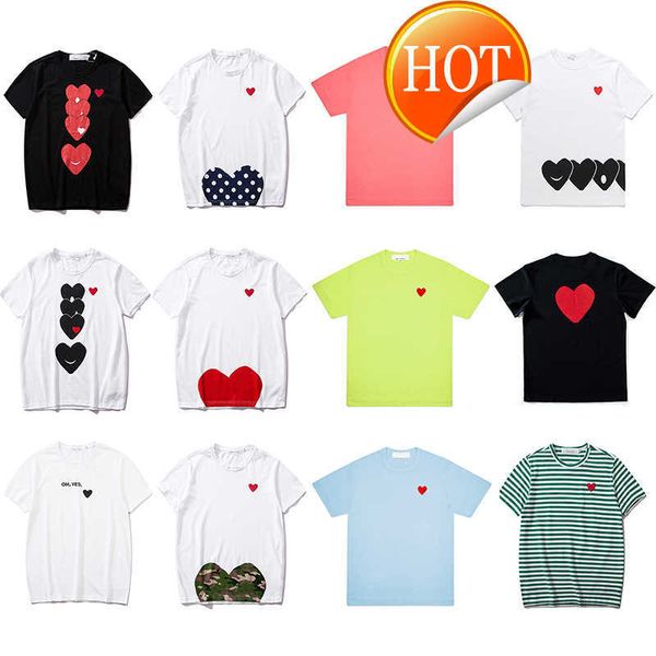 play fashion mens t-shirts designer red heart shirt casual tshirt cotton embroidery short sleeve summer t-shirt, White;black
play fashion mens t-shirts designer red heart shirt casual tshirt cotton embroidery short sleeve summer t-shirt, White;black