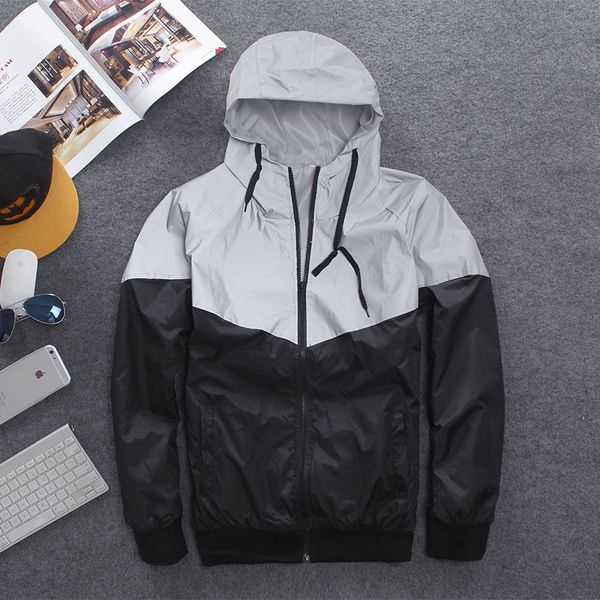 new fashion men jacket casual hiphop windbreaker 3m reflective jacket tide brand men and women lovers sport coat hooded fluorescent clothing, Black
new fashion men jacket casual hiphop windbreaker 3m reflective jacket tide brand men and women lovers sport coat hooded fluorescent clothing, Black