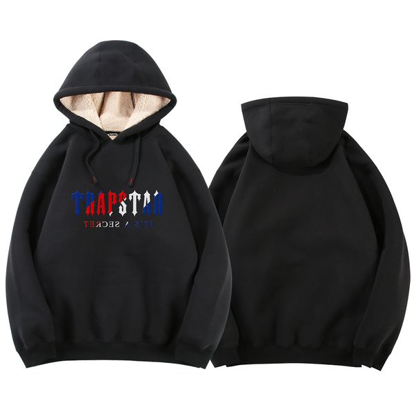 trendy brand trapstar winter plush thickened lamb cashmere hooded jacket sports fleece sweater men and women hoodie sweatshirt tr dm739, Black
trendy brand trapstar winter plush thickened lamb cashmere hooded jacket sports fleece sweater men and women hoodie sweatshirt tr dm739, Black