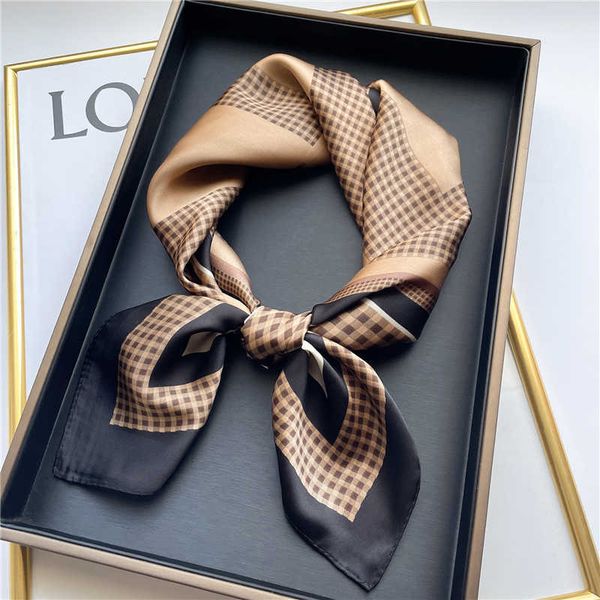 scarves plaid silk square scarf women satin shawl wrap hijab female hair band wrist luxury headkerchief 70x70cm echarpe bandana 230831, Blue;gray
scarves plaid silk square scarf women satin shawl wrap hijab female hair band wrist luxury headkerchief 70x70cm echarpe bandana 230831, Blue;gray