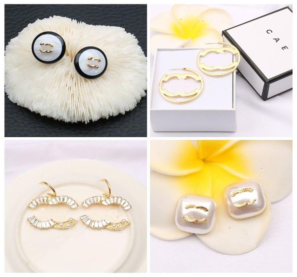 classical women 18k gold plated designer earrings ear stud brand designers geometry letter earring wedding party jewerlry classic 3688832, Golden;silver
classical women 18k gold plated designer earrings ear stud brand designers geometry letter earring wedding party jewerlry classic 3688832, Golden;silver