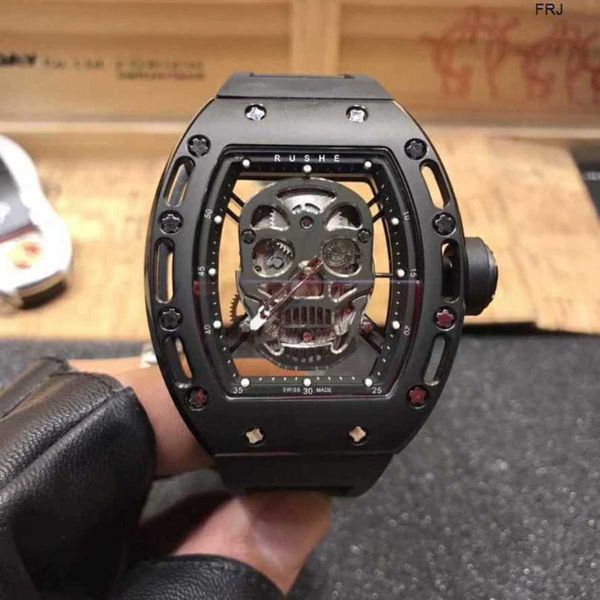 designer watches richads mile mens mechanical ghost bucket business miller, Slivery;black
designer watches richads mile mens mechanical ghost bucket business miller, Slivery;black