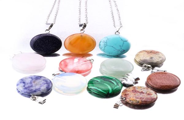 natural stone round gemstone pendant necklace crystal healing chakra reiki stone necklace for women8965221, Silver
natural stone round gemstone pendant necklace crystal healing chakra reiki stone necklace for women8965221, Silver