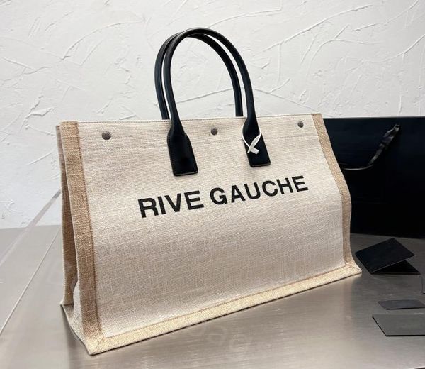 wallets designer tote bags rive gauche handbags luxury linen shopping bag leather handles zipper pocket ins 4836cm6093429, Red;black
wallets designer tote bags rive gauche handbags luxury linen shopping bag leather handles zipper pocket ins 4836cm6093429, Red;black
