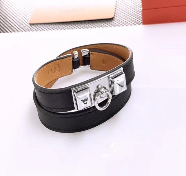 designer jewelry men bracelets fashion leather bracelet titanium steel nail bracelet women gold bracelets h bangle4321197, Black
designer jewelry men bracelets fashion leather bracelet titanium steel nail bracelet women gold bracelets h bangle4321197, Black