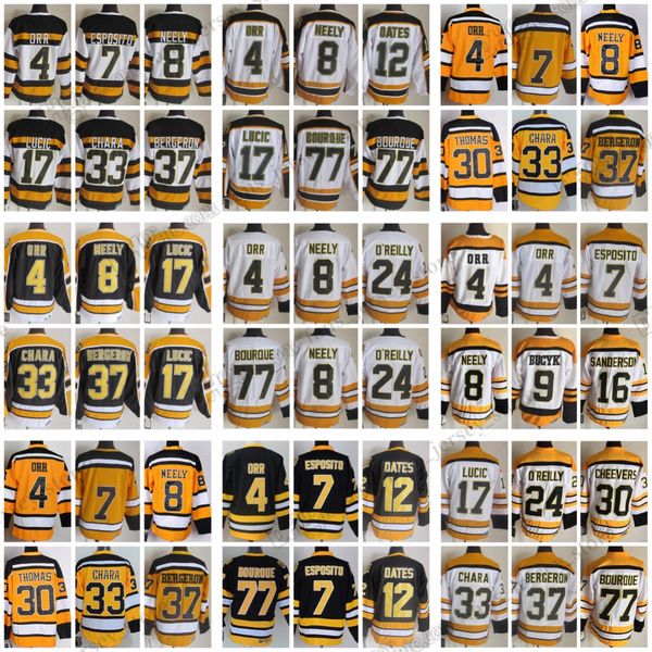 1924-1999 ccm retro college hockey jerseys 37 patrice bergeron 16 derek sanderson 7 phil esposito 24 terry o'reilly 12 adam oates 9 joh, Black
1924-1999 ccm retro college hockey jerseys 37 patrice bergeron 16 derek sanderson 7 phil esposito 24 terry o'reilly 12 adam oates 9 joh, Black
