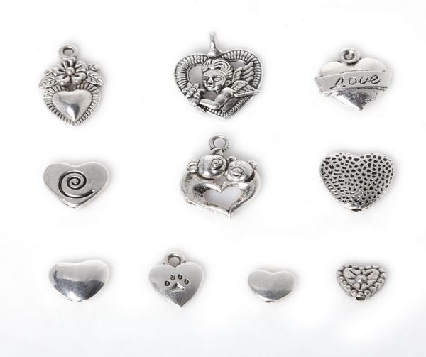 2016 new 106pcs zinc alloy heart pendants charm mixed antique silver plated charms metal jewelry findings for diy ma5945941, Bronze;silver
2016 new 106pcs zinc alloy heart pendants charm mixed antique silver plated charms metal jewelry findings for diy ma5945941, Bronze;silver