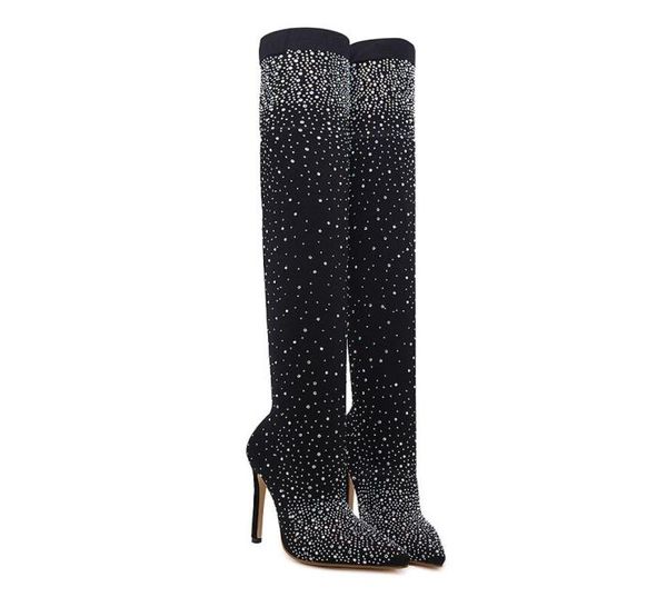 2020 sagace women039s winter high boots boots women shoes woman pointed high heels stockings overtheknee drop csv o14941534, Black
2020 sagace women039s winter high boots boots women shoes woman pointed high heels stockings overtheknee drop csv o14941534, Black