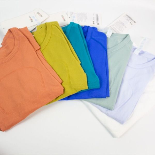 women yoga t-shirts women's t-shirt high-elastic breathable running quick drying seamless short sleeve sport-cycling gym wear lu
women yoga t-shirts women's t-shirt high-elastic breathable running quick drying seamless short sleeve sport-cycling gym wear lu