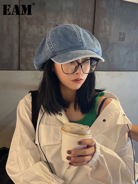 berets eam women blue denim big vintage hat round dome temperament fashion allmatch spring autumn 2023 1de7439 230905, Blue;gray
berets eam women blue denim big vintage hat round dome temperament fashion allmatch spring autumn 2023 1de7439 230905, Blue;gray