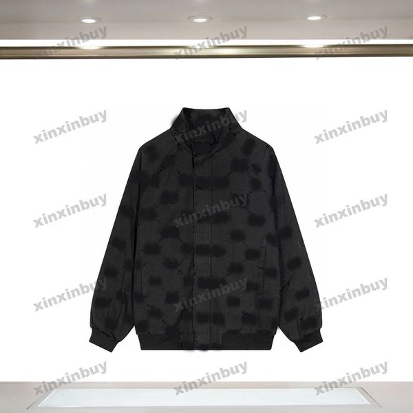 xinxinbuy men designer coat jacket double letter jacquard fabric long sleeves women gray black khaki green red m-2xl, Black;brown
xinxinbuy men designer coat jacket double letter jacquard fabric long sleeves women gray black khaki green red m-2xl, Black;brown