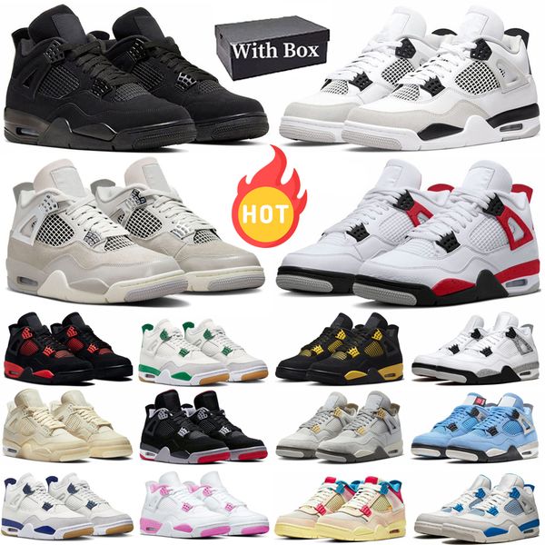 with box 4s 4 basketball shoes black cat red cement military black frozen moments pine green pn dust sail midnight navy men thunder trainers
with box 4s 4 basketball shoes black cat red cement military black frozen moments pine green pn dust sail midnight navy men thunder trainers