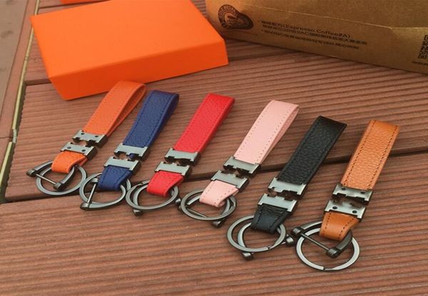 handmade leather luxury designers keychains 8 colors fashion keychain key chain with stainless steel keyring in silver gold3002920
handmade leather luxury designers keychains 8 colors fashion keychain key chain with stainless steel keyring in silver gold3002920