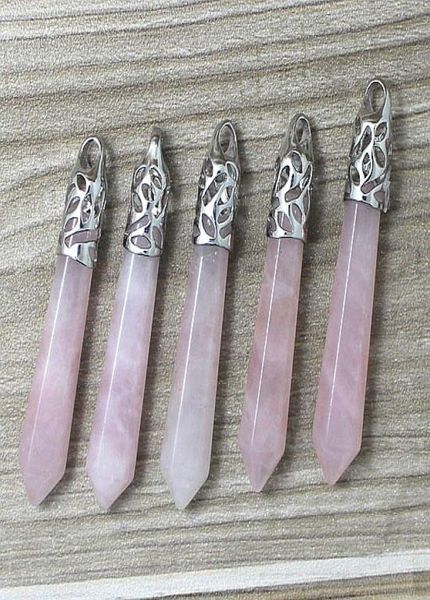natural rose quartz point pendulum wand pendant pink crystal stone irridescent gemstone quartz for jewelry necklace8885806, Silver
natural rose quartz point pendulum wand pendant pink crystal stone irridescent gemstone quartz for jewelry necklace8885806, Silver