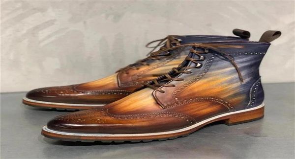 men039s fashion brogue ankle boots classic vintage round toe engraved laceup shoes9718337, Black
men039s fashion brogue ankle boots classic vintage round toe engraved laceup shoes9718337, Black