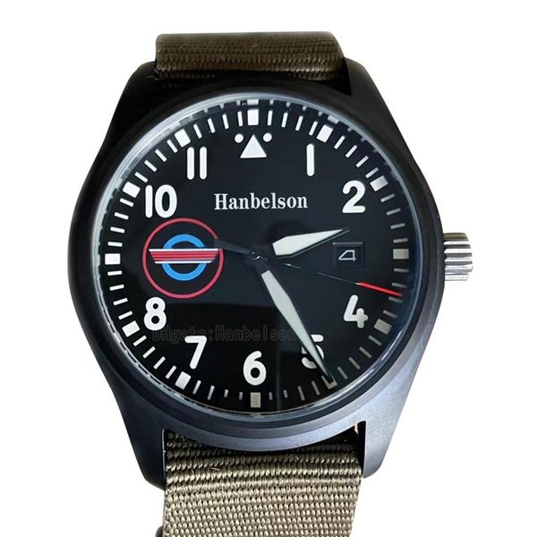 flight men watches various army green nylon strap 42mm pvd black wheel steel case 2813 automatic movement hour markers wristwatche285h, Slivery;brown
flight men watches various army green nylon strap 42mm pvd black wheel steel case 2813 automatic movement hour markers wristwatche285h, Slivery;brown