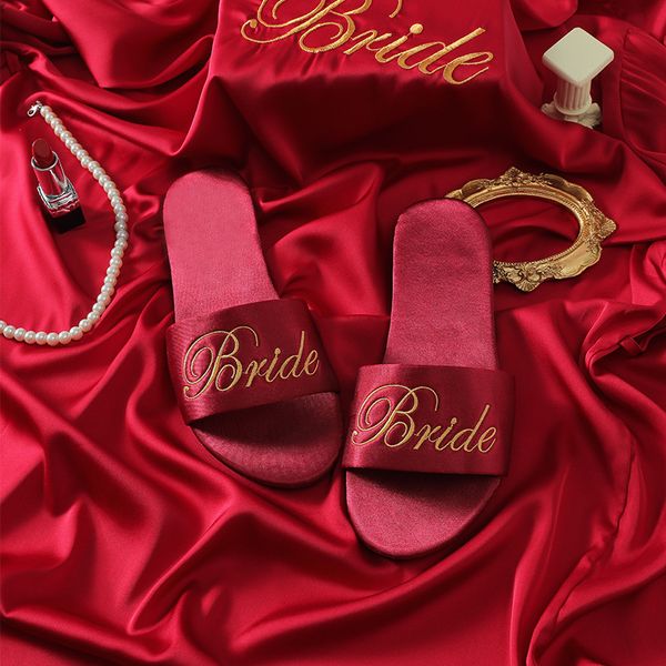 bride to be slippers new wedding slippers marriage sandals soft bottom shoes embroidered bridesmaid slippers, Black
bride to be slippers new wedding slippers marriage sandals soft bottom shoes embroidered bridesmaid slippers, Black
