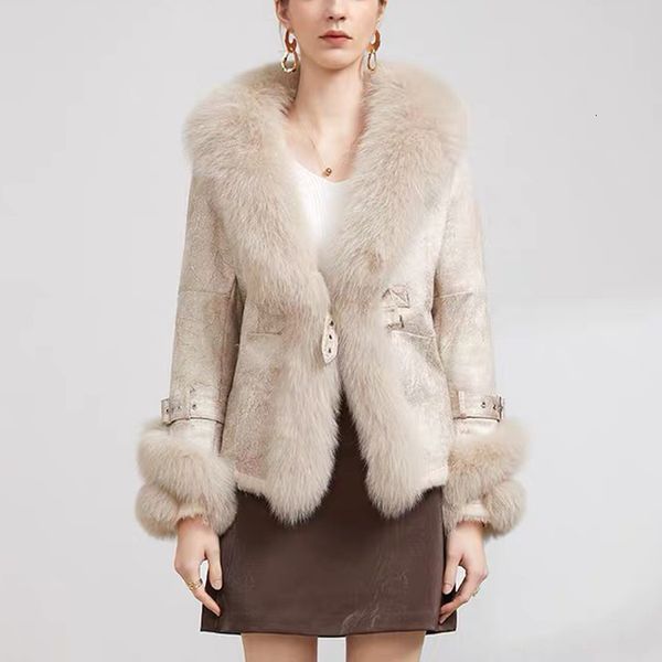 womens fur faux ladies outwear women winter real collar coat skin rabbit inner warm fashion casual jackets 230904, Black
womens fur faux ladies outwear women winter real collar coat skin rabbit inner warm fashion casual jackets 230904, Black
