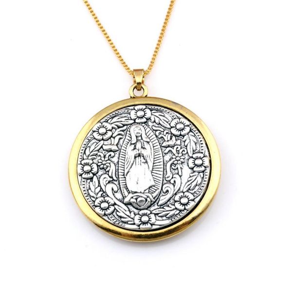 10pcslots europe and america twotone virgin mary medal alloy charms pendant necklaces jewelry diy 236 inches chains christmas g2741447, Silver
10pcslots europe and america twotone virgin mary medal alloy charms pendant necklaces jewelry diy 236 inches chains christmas g2741447, Silver