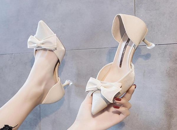 single shoe women039s summer 2021 new korean fairy style thin high heel pointed bow bridesmaid shoes10676217275022, Black
single shoe women039s summer 2021 new korean fairy style thin high heel pointed bow bridesmaid shoes10676217275022, Black