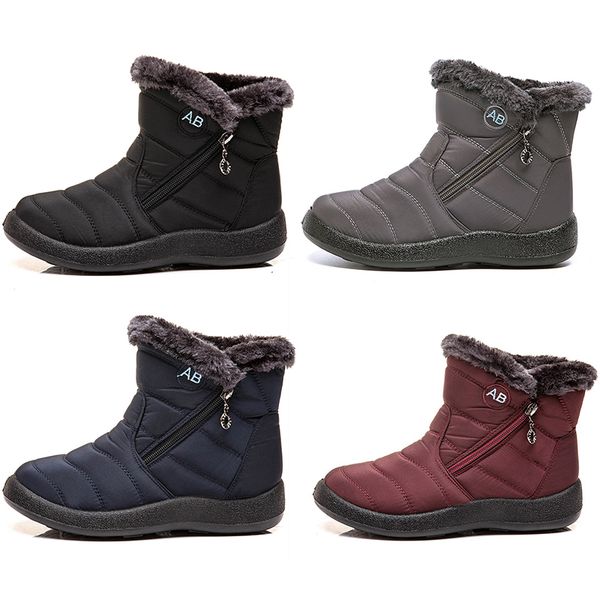 warm lady snow boots side zipper light cotton women's shoes black red blue gray in winter outdoor sports sneakers
warm lady snow boots side zipper light cotton women's shoes black red blue gray in winter outdoor sports sneakers