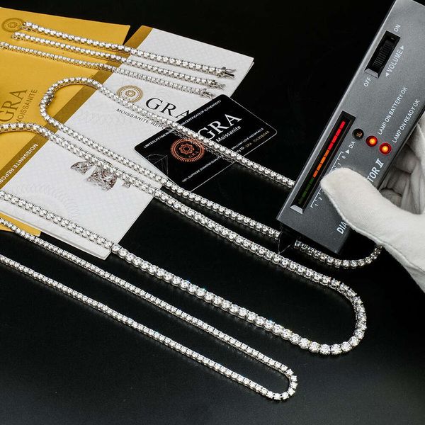 round iced out hip hop 2mm 3mm 4mm 5mm 6mm vvs 925 sterling silver diamond moissanite tennis chain necklace bracelet for women
round iced out hip hop 2mm 3mm 4mm 5mm 6mm vvs 925 sterling silver diamond moissanite tennis chain necklace bracelet for women
