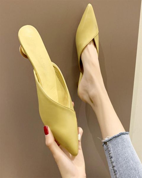 women039s elegant mules woman casual slippers 2020 ladies low heels fashion female pointed toe shoes women candy colors footwea2329371, Black
women039s elegant mules woman casual slippers 2020 ladies low heels fashion female pointed toe shoes women candy colors footwea2329371, Black