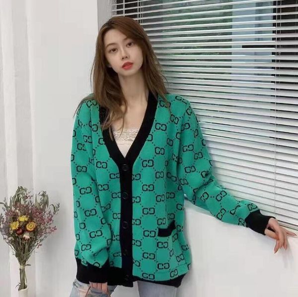 sweaters women simple color matching knitting temperament v-neck loose and thin version of all-match sweater women letter knitted cardigan w, White;black
sweaters women simple color matching knitting temperament v-neck loose and thin version of all-match sweater women letter knitted cardigan w, White;black