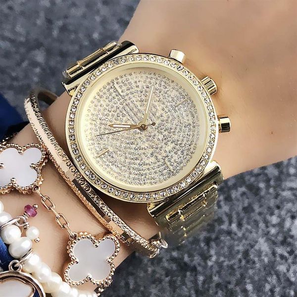 brand quartz wrist watch for women girl big letters crystal metal steel band watches m66205w, Slivery;brown
brand quartz wrist watch for women girl big letters crystal metal steel band watches m66205w, Slivery;brown