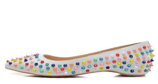 new color genuine leather v stud spiked ballerina flats blue black nude red yellow rose pink luxury designer classic fashion w2547758
new color genuine leather v stud spiked ballerina flats blue black nude red yellow rose pink luxury designer classic fashion w2547758