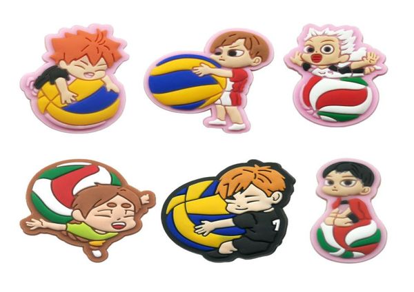 100pcs/lot haikyuu anime comic soft pvc shoe charms buckles jibtz for babe accessories cartoon shoes ornaments decorations as promotional gi, White;pink
100pcs/lot haikyuu anime comic soft pvc shoe charms buckles jibtz for babe accessories cartoon shoes ornaments decorations as promotional gi, White;pink
