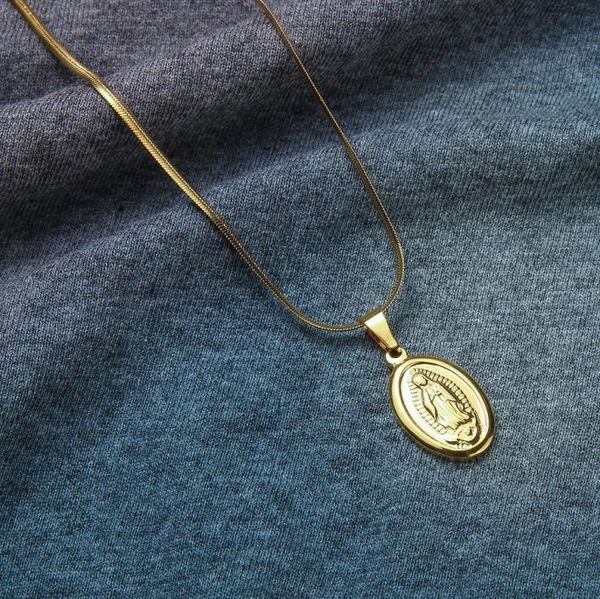 fashion charm 18k gold mens women virgin mary pendant necklaces hip hop jewelry stainless steel chain designer necklace for men5571178, Silver
fashion charm 18k gold mens women virgin mary pendant necklaces hip hop jewelry stainless steel chain designer necklace for men5571178, Silver