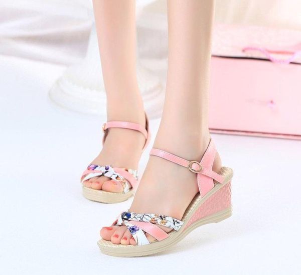 summer wedges sandals flower print high heels sandal woman roma platform sandal peep toe sandalias mujer ankle strap sandals6294164, Black
summer wedges sandals flower print high heels sandal woman roma platform sandal peep toe sandalias mujer ankle strap sandals6294164, Black