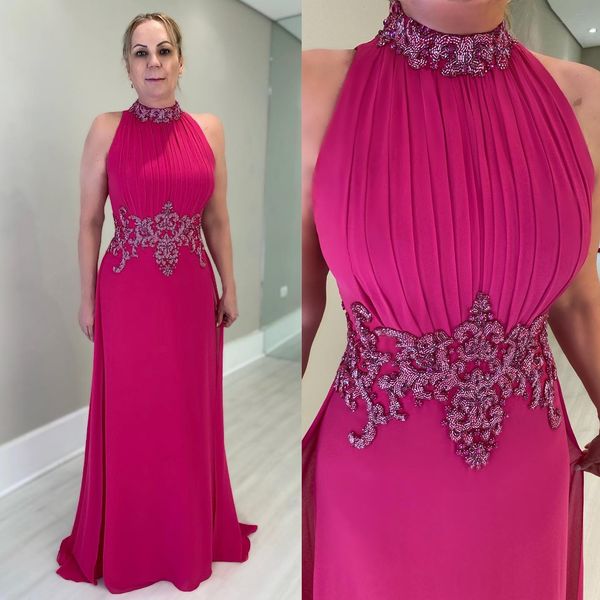 fashion beaded mother of the bride dresses high neck pleated evening gowns chiffon a line wedding guest dress, Black;red
fashion beaded mother of the bride dresses high neck pleated evening gowns chiffon a line wedding guest dress, Black;red