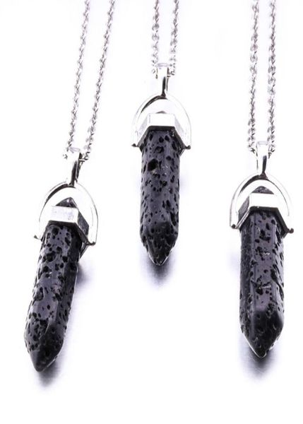 hexagonal prism black lava stone necklace aromatherapy essential oil perfume diffuser pendant necklace jewelry women2264802, Silver
hexagonal prism black lava stone necklace aromatherapy essential oil perfume diffuser pendant necklace jewelry women2264802, Silver