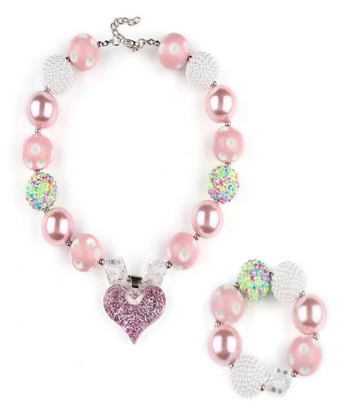 pink chunky necklace bracelet jewelry sets diy kids bubblegum acrylic bead heart charms pendants for children girls whole6539395, Silver
pink chunky necklace bracelet jewelry sets diy kids bubblegum acrylic bead heart charms pendants for children girls whole6539395, Silver