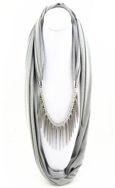 scarves arrival women fashion garment accessory punk style rivet pendant necklace scarf jewelry charms solid color5085075, Blue;gray
scarves arrival women fashion garment accessory punk style rivet pendant necklace scarf jewelry charms solid color5085075, Blue;gray