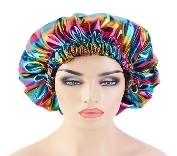 colorful women satin night sleep cap hair bonnet hat silk head cover wide elastic band7231693, Blue;gray
colorful women satin night sleep cap hair bonnet hat silk head cover wide elastic band7231693, Blue;gray