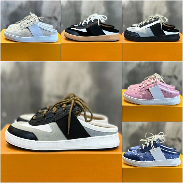lous open back sneaker designer moral training half slipper classic man woman leisure baotou slippers luxury cowhide noodles sheepskin inner, Black
lous open back sneaker designer moral training half slipper classic man woman leisure baotou slippers luxury cowhide noodles sheepskin inner, Black