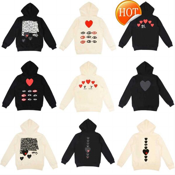 2023 men's hoodie women zipper loose play sweatshirt commes cardigan des small red heart jacket garcons standard and fleece casual jump, Black
2023 men's hoodie women zipper loose play sweatshirt commes cardigan des small red heart jacket garcons standard and fleece casual jump, Black