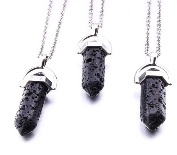 hexagonal prism black lava stone necklace aromatherapy essential oil perfume diffuser pendant necklace jewelry women5724508, Silver
hexagonal prism black lava stone necklace aromatherapy essential oil perfume diffuser pendant necklace jewelry women5724508, Silver