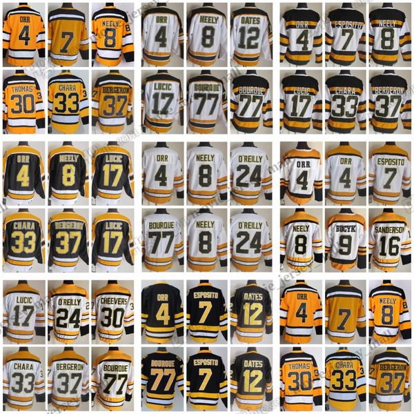 1924-1999 ccm vintage college hockey jerseys 9 johnny bucyk 17 milan lucic 4 bobby orr 8 cam neely 30 tim thomas 33 zdeno chara 77 ray bourq, Black
1924-1999 ccm vintage college hockey jerseys 9 johnny bucyk 17 milan lucic 4 bobby orr 8 cam neely 30 tim thomas 33 zdeno chara 77 ray bourq, Black