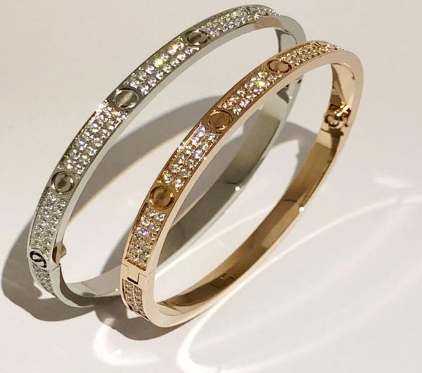 fashion stainless steel open cuff bracelet for women female two row cz stone bangles in silverrose gold color9851249, Black
fashion stainless steel open cuff bracelet for women female two row cz stone bangles in silverrose gold color9851249, Black