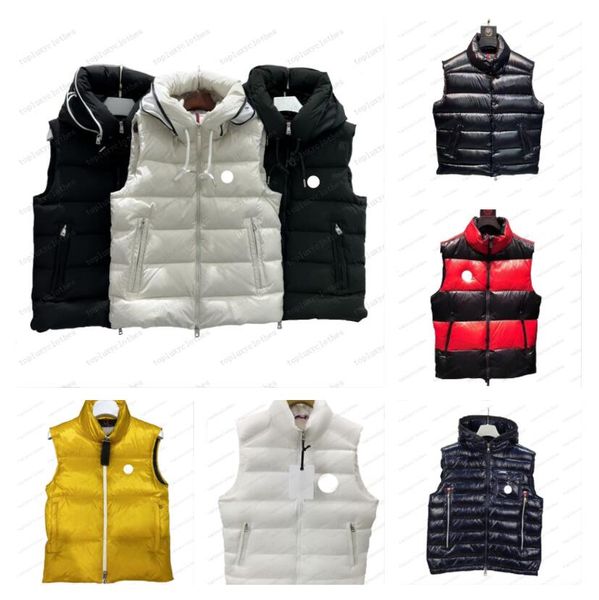 designer men's tank warm tank men's fit down coat down coat women's outdoor fashion winter sleeveless design, Black;white
designer men's tank warm tank men's fit down coat down coat women's outdoor fashion winter sleeveless design, Black;white