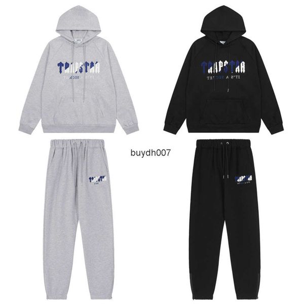 x1pw men and women hoodie sweatshirt trendy trapstar blue white towel embroidered plush couple sweater pants casual set, Black
x1pw men and women hoodie sweatshirt trendy trapstar blue white towel embroidered plush couple sweater pants casual set, Black