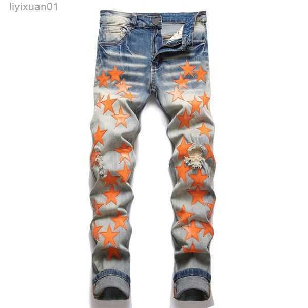 mens designer jeans fashion european america style jean hombre letter star embroidery pants patchwork ripped for motorcycle pant skinny 8 19, Blue
mens designer jeans fashion european america style jean hombre letter star embroidery pants patchwork ripped for motorcycle pant skinny 8 19, Blue