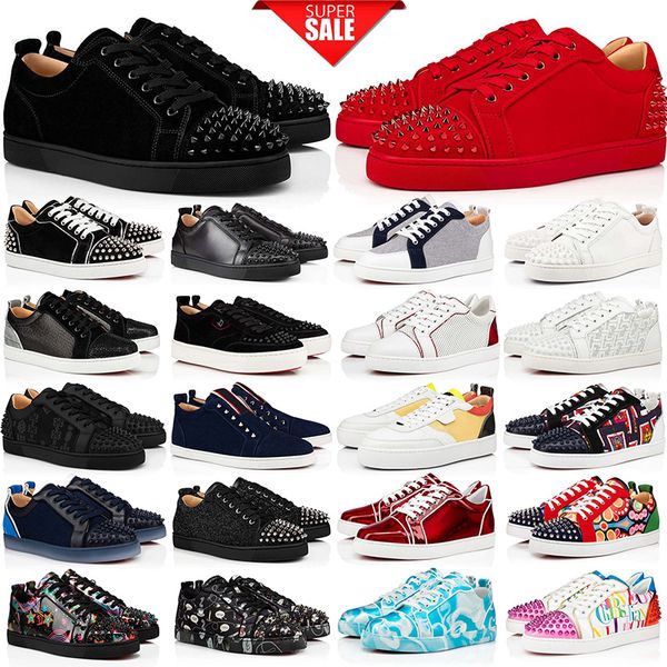 designer dress shoes red bottoms loafers cut leather splike vintage glitter flat luxury rivets sneakers loafer low studed mens women fashion, Black
designer dress shoes red bottoms loafers cut leather splike vintage glitter flat luxury rivets sneakers loafer low studed mens women fashion, Black